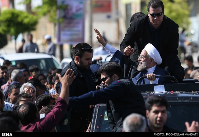 سفر روحانی به ایلام (عکس)