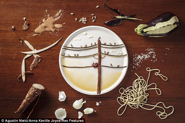 پرنده‌هایی از جنس غذا (عکس)