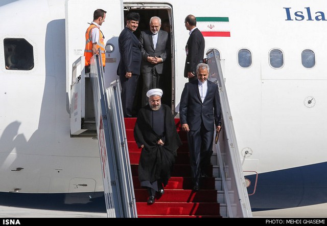 روحانی وارد آنکارا شد