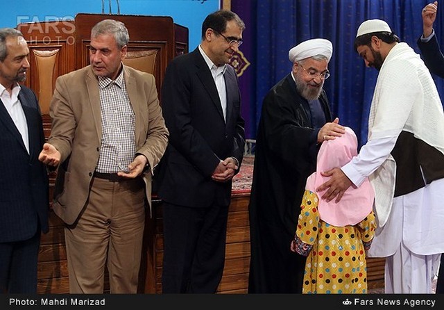 همایش بیمه سلامت همگانی با حضور روحانی (عکس)