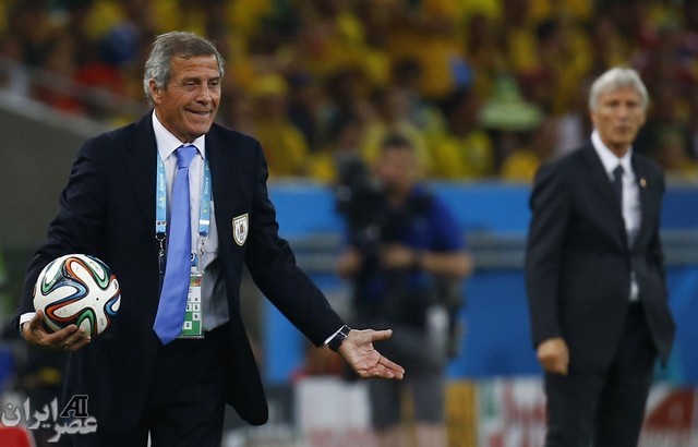 مسابقه کلمبیا و اوروگوئه (عکس)