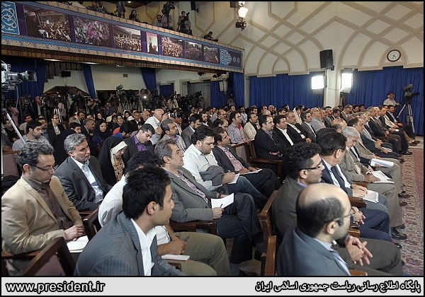 نشست خبری رییس جمهور (عکس)