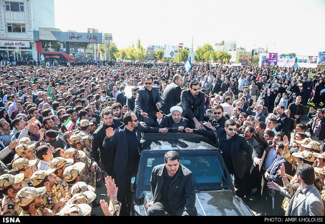 سفر روحانی به زنجان (عکس)