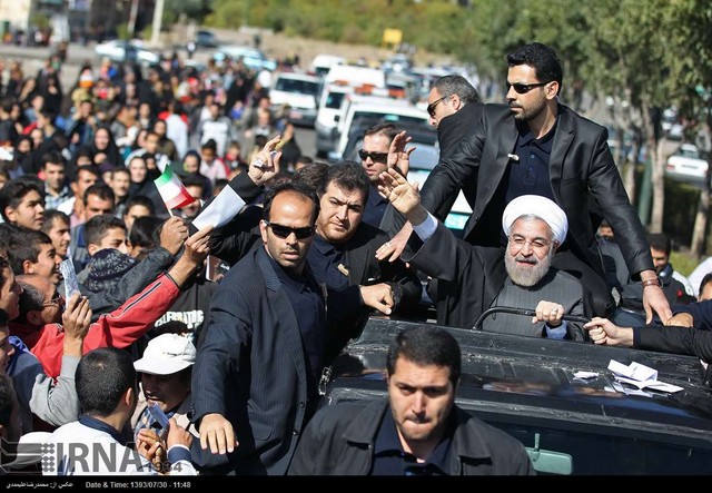 سفر روحانی به زنجان (عکس)