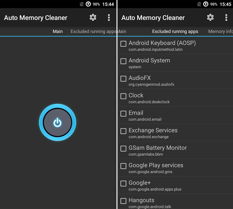 پاکسازی حافطه ی رم با Auto Memory Cleaner پاکسازی حافطه ی رم با Auto Memory Cleaner