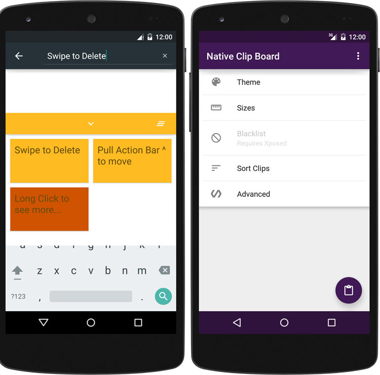 مدیریت حافظه کلیپبورد با Native Clipboard