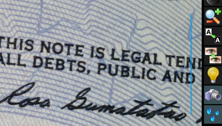 بزرگنمایی چند برابری با اپلیکیشن Magnifier