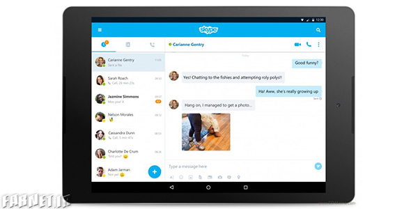Skype 7.0 برای اندروید عرضه شد Skype 7.0 برای اندروید عرضه شد