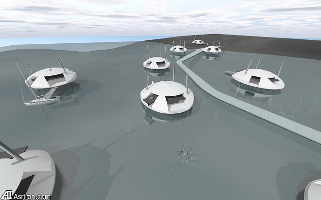 خانههای شناور می توانند تعریف خانهسازی در آینده باشند خانههای شناور می توانند تعریف خانهسازی در آینده باشند
