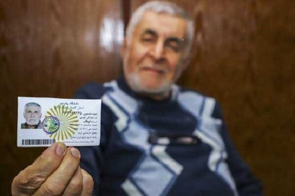 تحصیل مسن&zwnj;ترین دانشجو در گرگان