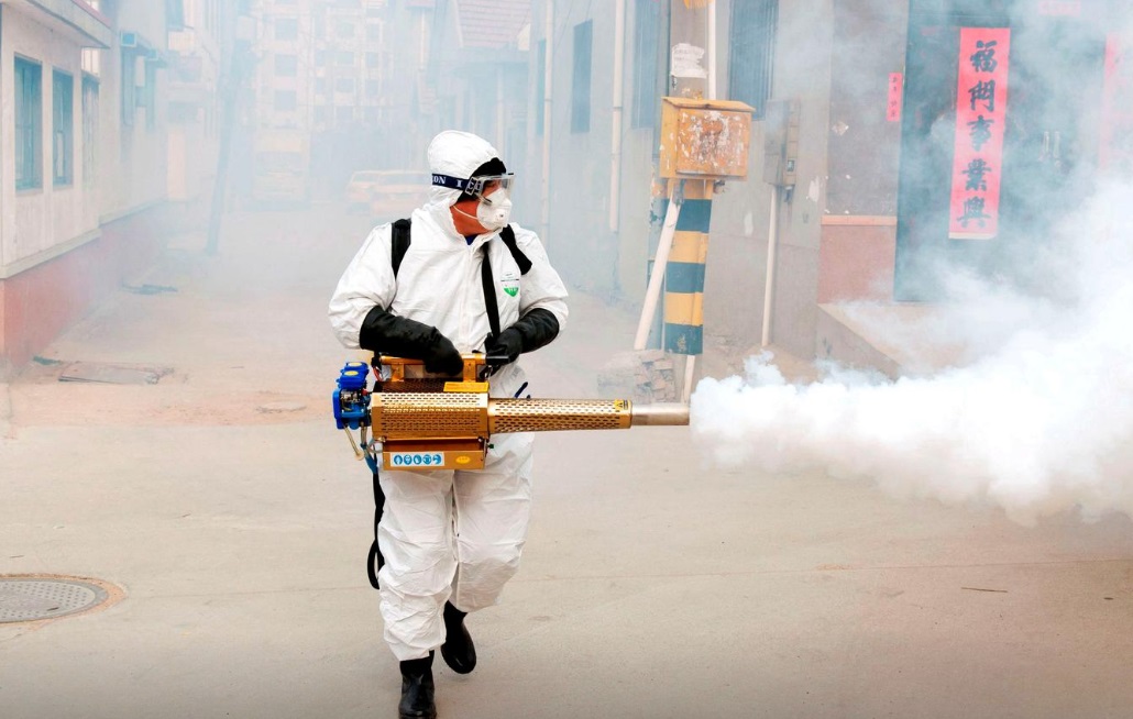 تست کرونا در شهر چینگ دائو