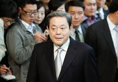 رئیس شرکت سامسونگ درگذشت