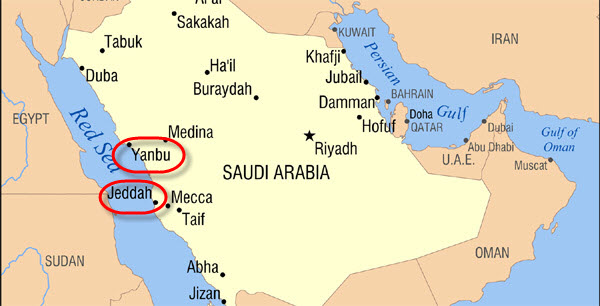 حمله موشکی حوثی&zwnj;های یمن به تاسیسات نفتی عربستان سعودی