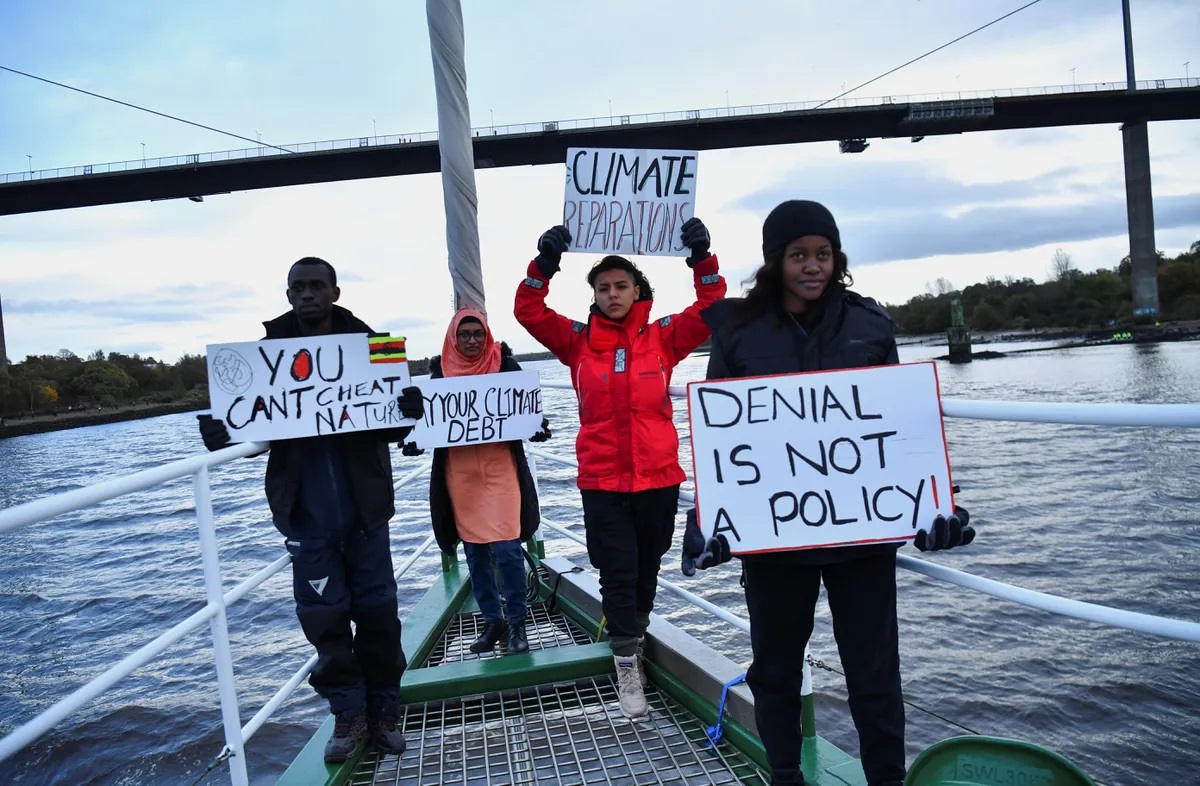 اعتاض به نشست آب و هوایی در گلاسکو