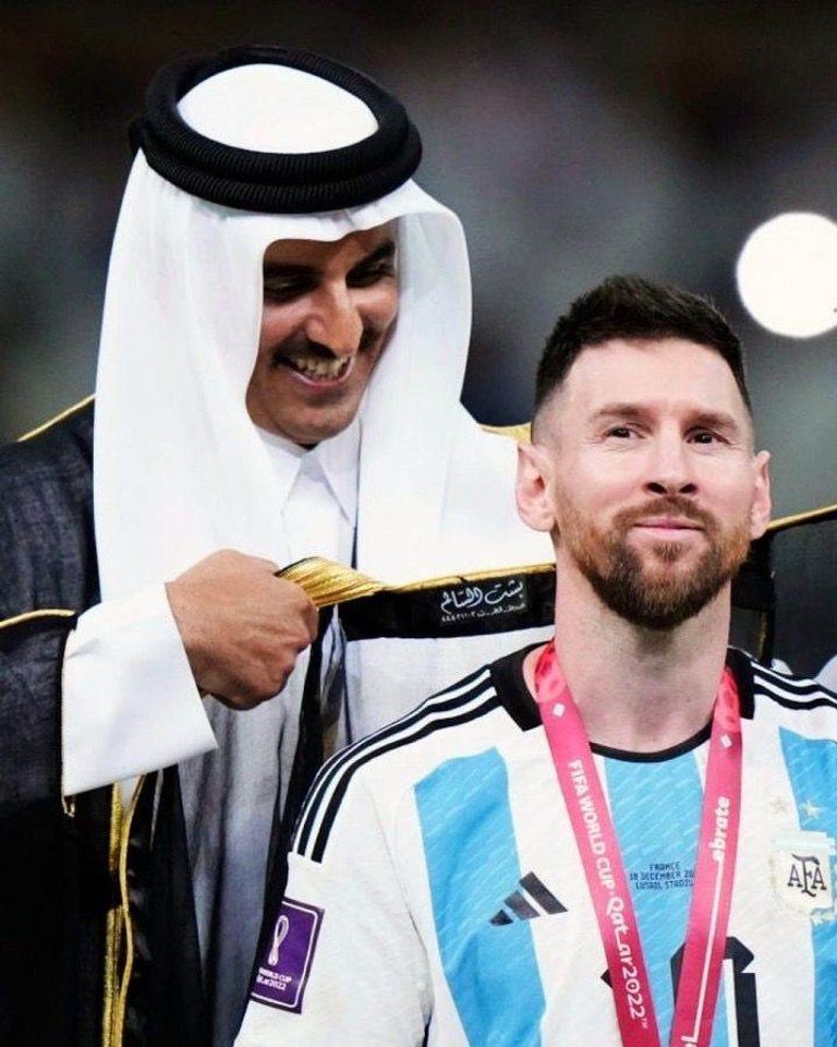 تبلیغ جهانی مسی برای عبای عربی تبلیغ جهانی مسی برای عبای عربی