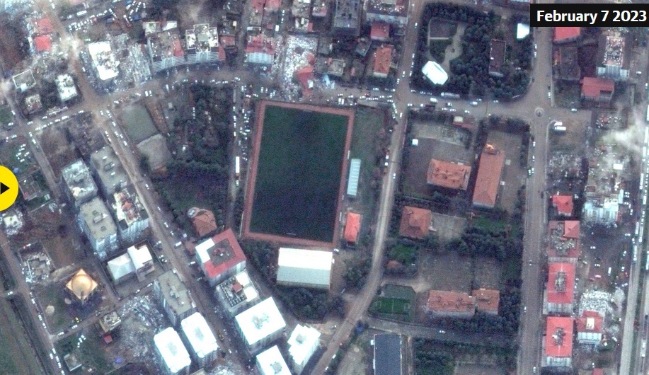 قبل و بعد از زلزله ترکیه و سوریه (عکس)