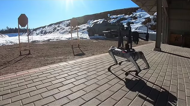 ببینید| سگ رباتیک روسی مجهز به مسلسل خودکار با قیمت ۳.۰۰۰ دلار رونمایی شد