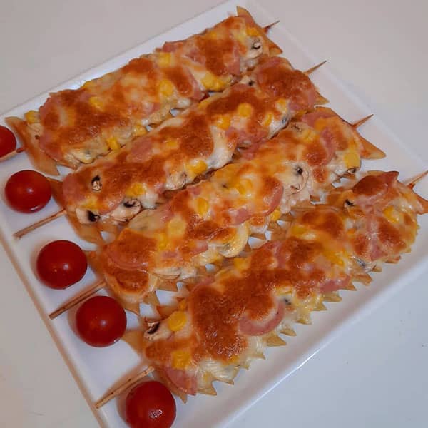 طرز تهیه پاستا سیخی طرز تهیه پاستا سیخی