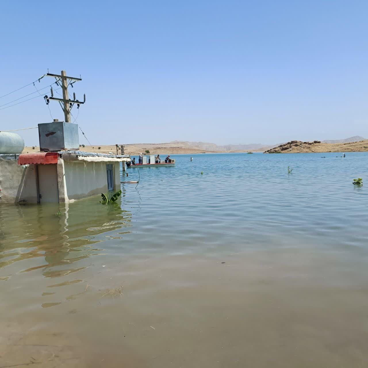روستاهای حاشيه سد گتوند خوزستان زير آب رفتند (+عکس و فیلم)